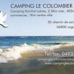 BusinessCard-Camping-LeColombier-Cagnes-sur-Mer